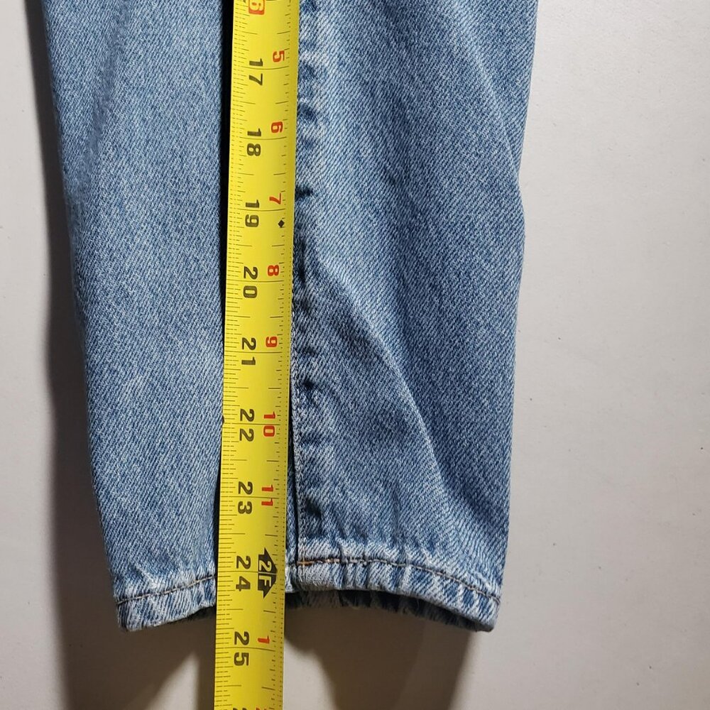Zara High-Waisted Baggy Cropped Paper Bag Jeans | Women’s Size 2 - Picture 14 of 16